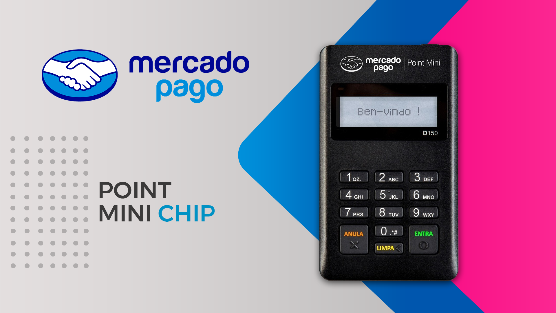 Maquininha Mercado Pago Point Mini